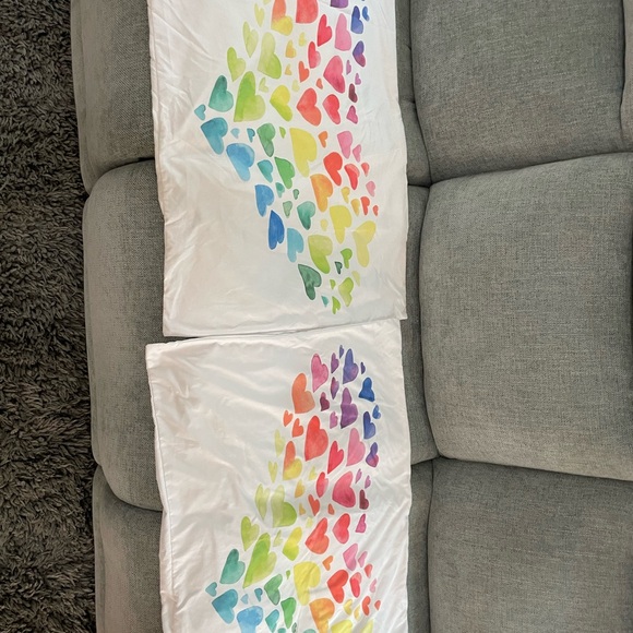 Colorful Heart Pattern Blanket - Picture 2 of 2